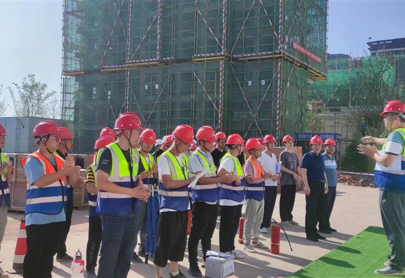 威廉希尔建设公司开展2023年安全生产月应急救援演练活动 (1)_800-550